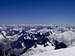 View from the top of Mont Blanc