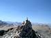 The summit of Mt Gould