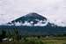 Mount Kerinci covered with...