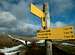 Massif Central - hiking sign