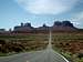 View towards Monument Valley