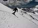 Snowboarding from Mellenthin La Sal Mountains of Utah by Ross Schnell