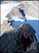 Climbing on Mont Blanc de Cheilon W-ridge