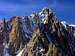 Il Grand Capucin (3838 m) e il Mont Blanc du Tacul (4248 m)