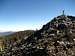 Rocky summit ridge of Shields Peak