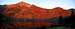 Panoramic alpenglow view of...