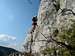 Climbing on Orlia Basta