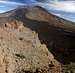 Summit view towards Pico Viejo and Teide