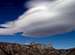Lenticular cloud above Mummy Mountain