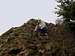 My daughter on the summit rocks of Neah-Kah-Nie Mountain