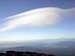 A lenticular cloud forming...