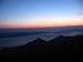 End of sunset from the top of Anica Kuk