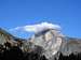 Half Dome and Cloud