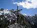 Summit cross of Taghaube with Edelweiss