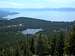 Incline Lake with Lake Tahoe behind