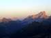 Monte Pelmo and la Marmolada at Sunset