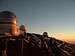 Mauna Kea: Observatory Telescopes in fading light