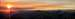 Panorama of sunset from the North Face