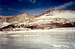 A frozen Deadmans Lake, the...