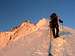 Nadelhorn ascent - first daylight
