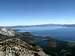 View from the summit of Mt. Tallac