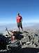 summit, mount whitney in the background