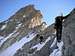 Obergabelhorn 4063m - Arben ridge