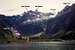 The route up Cadet Peak from...