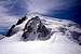 The Mont Blanc du Tacul massif seen from Col du Midi.