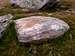 A gneiss boulder...