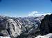 Looking east atop Half Dome