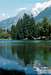 Little lake in Chamonix