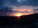 Sunset over Drina