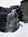 Snow seracs around waterfall Skok (1800 m)