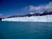 Ice wall of Perito Moreno from Lago Buenos Aires