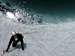 I'm ice climbing in Chamonix