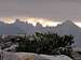 Kaweah Peaks at Daybreak with Weather Forming