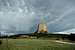 Storm Clouds Over Devils Tower