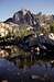 Prusik Peak reflected in a...
