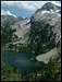 Alpine Lake below Sawtooth Lake