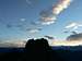 Mount Pedum after sunset..