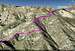 Iron Mountain via Heaton Flat - Google Earth Rendition Part 2