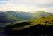 Mist in the Santoire valley, in the sunrise, Cantal