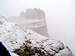 On the north face of Tofana di Rozes in snowstorm