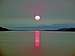 Eerie sunrise over Mono Lake