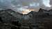 Sun set on Feather Peak