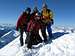 On the summit of Piz Blaisun 3200m