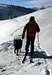 Skiing with my dog on Rax