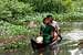 Couple on daily living toure - Backwaters of Kerala