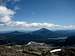 Looking at Mt Bachelor From South Sister